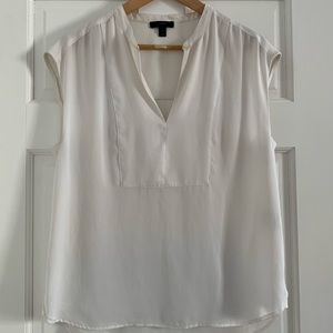 J. Crew Drapey Cap-Sleeve Top
